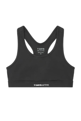 7 Days Active, Sports bra, Black